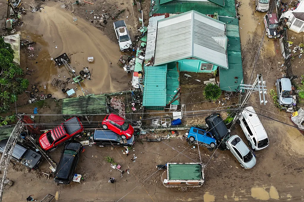 An example of the damage experienced in many coastal areas of Cebu.