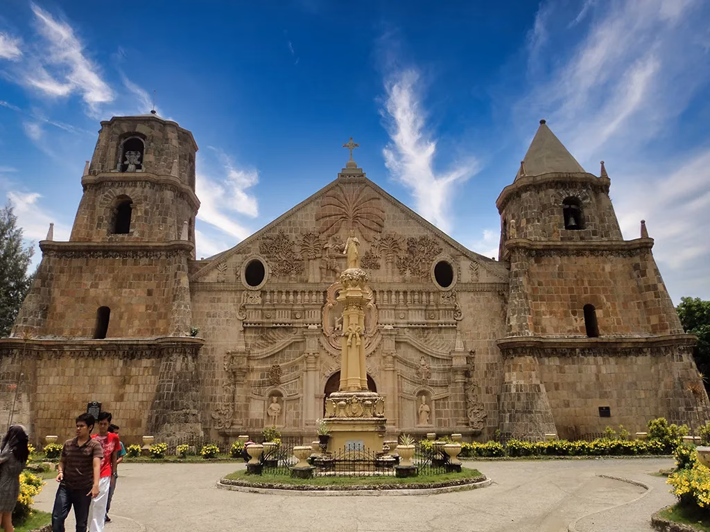 Miagao Church in Iloilo City, Philippines.