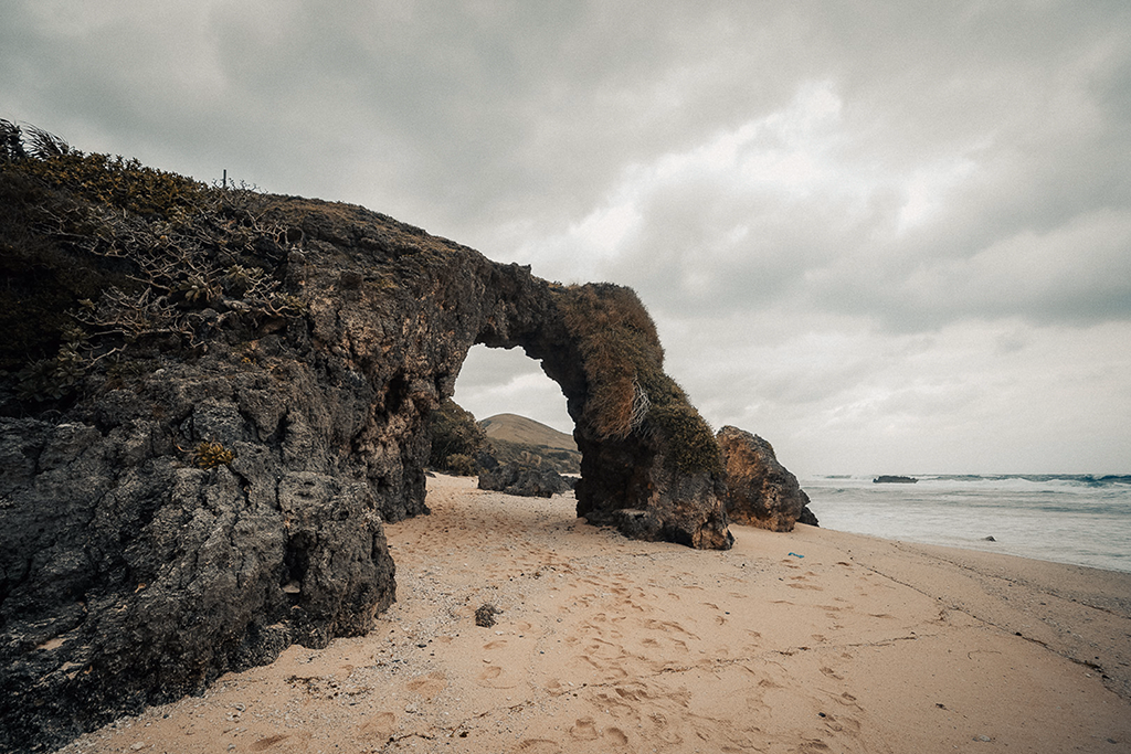 Overcast day, Morong Beach, Sabtang, Batanes, Philippines. A must-see destination in the Philippines..