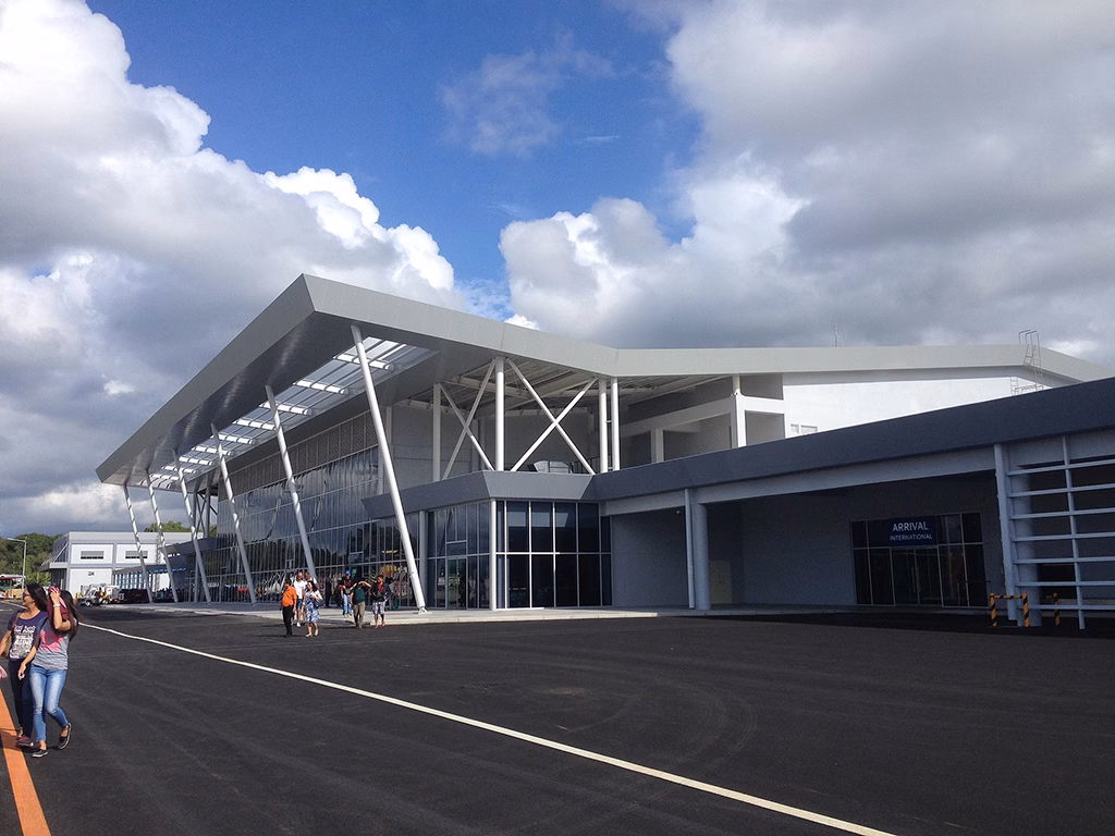 This is a picture of Puerto Princesa airport terminal which is one of the most widely used airports used to get to Palawan.