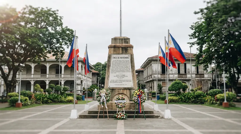Cinco de Noviembre Monument Cantonal Republic Negros 1898 Bacolod Negros Occidental Philippines