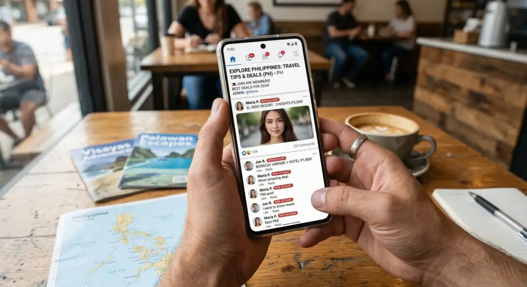 facebook travel group scam red flags philippines