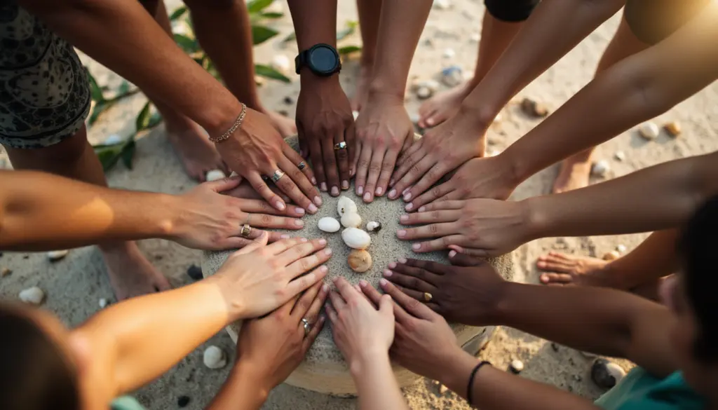 Travel community connection secret beach Philippines shared experience