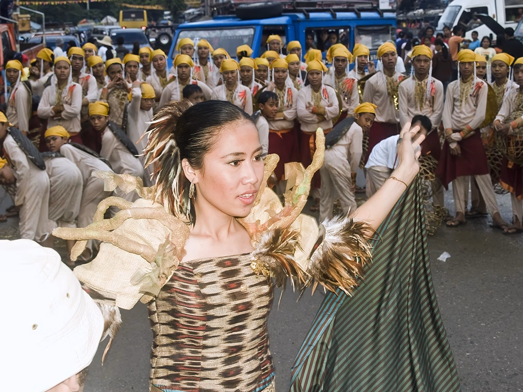 A dancer in the 2009 Mabinay Langub Festival.