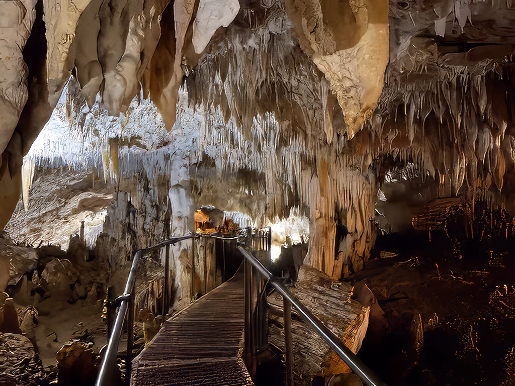 The Interior of the Bulwang Caves.