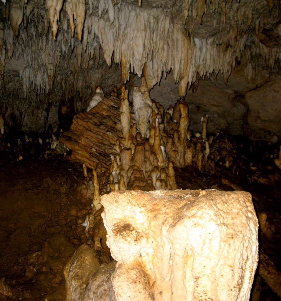 The interior of the Crystal Cave.