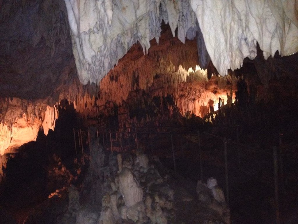 The interior of the Pandanon Cave.